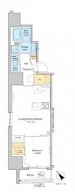 プラウドフラット文京千駄木 902 間取り図