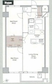 ベラカーサ広尾 509 間取り図