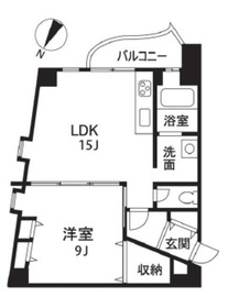 マーヴェラスガーデンコート 4階 間取り図