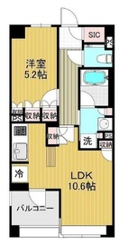 ルネ戸越 2階 間取り図