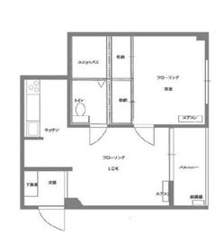 シャトー東洋南青山 2階 間取り図