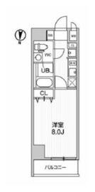 レオーネ南千住Ⅱ 1103 間取り図