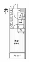 レオーネ南千住Ⅱ 1002 間取り図