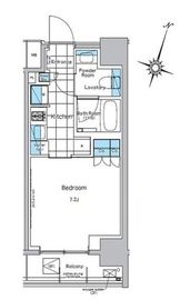 ルフォンプログレ神田プレミア 205 間取り図