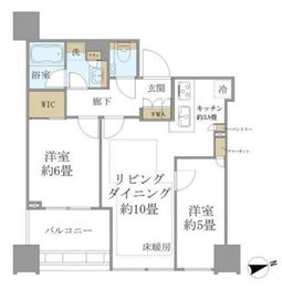 白金ザ・スカイ 12階 間取り図