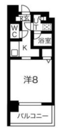 グランパセオ門前仲町2 801 間取り図
