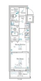 ラフィスタ品川戸越 306 間取り図