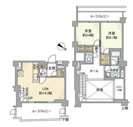 イニシアイオ杉並和泉 5階 間取り図