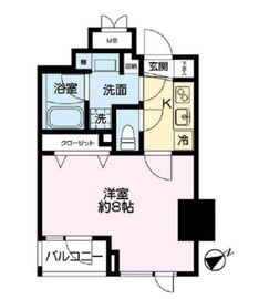 コンシェリア池袋クロッシア 9階 間取り図
