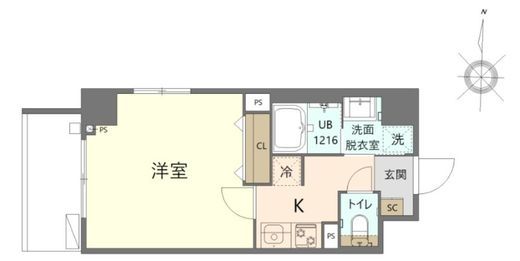 KoHa錦糸町 403 間取り図