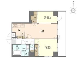 KoHa錦糸町 701 間取り図