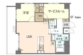 KoHa錦糸町 702 間取り図