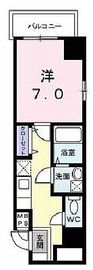 エトワールブランシュ新橋 604 間取り図