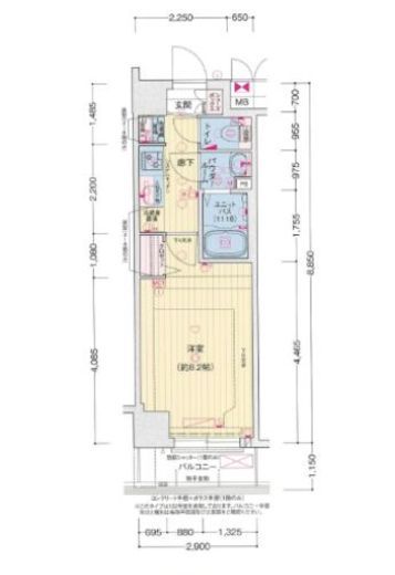プレサンス木場公園 102 間取り図