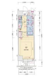 プレサンス木場公園 406 間取り図