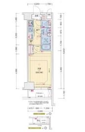 プレサンス木場公園 208 間取り図