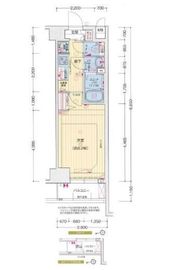 プレサンス木場公園 706 間取り図