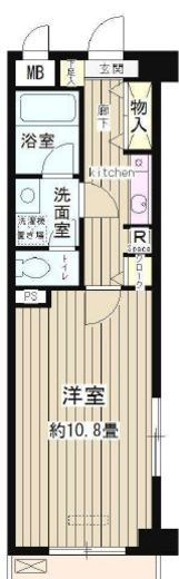 ルミエール祐天寺 210 間取り図
