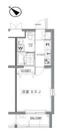 ガーデン荏原中延 301 間取り図