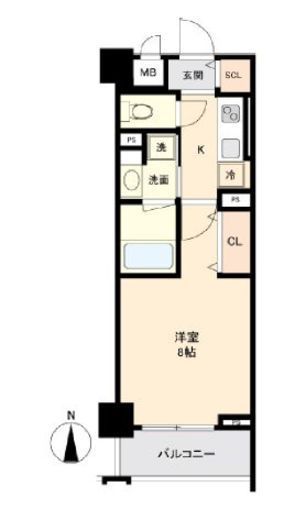 ロイジェント板橋本町 202 間取り図