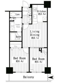 イーストコア曳舟一番館 4階 間取り図