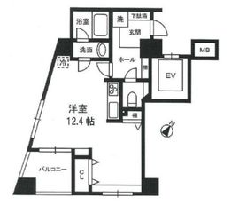 セントパレス西神田 2階 間取り図