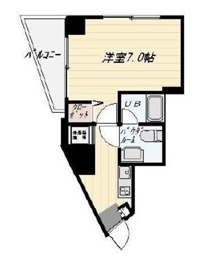 フジヨシ白金高輪アジールコート 801 間取り図