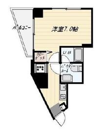 フジヨシ白金高輪アジールコート 801 間取り図