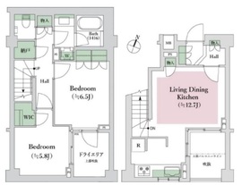オープンレジデンス南青山イーストテラス 1階 間取り図