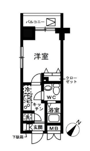 レジディア日本橋人形町2 605 間取り図