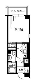 レジディア荻窪 501 間取り図