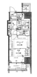 シティハウス東麻布 13階 間取り図