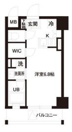 レジディア白金高輪 106 間取り図