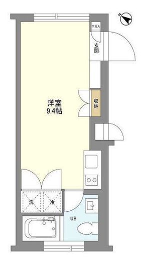 モデリアブリュット表参道 106 間取り図