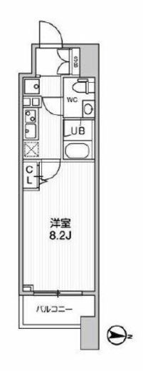 ALTERNA亀戸 (オルタナ亀戸) 902 間取り図