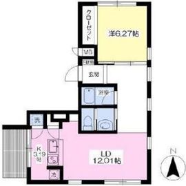 アルクス三田イースト 101 間取り図