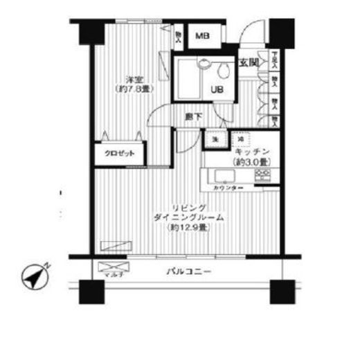 LOOP-M 703 間取り図