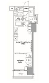 ザ・パークハビオ目黒桜邸 312 間取り図