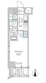 アビタシオン神楽坂 301 間取り図