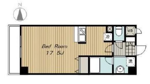 シティインデックス武蔵小山 2階 間取り図