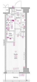 ガーラ・ヒルズ不動前 4階 間取り図