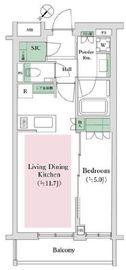 オープンレジデンシア文京六義園 2階 間取り図