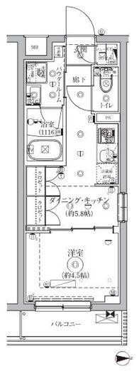 セジョリ千鳥町 2階 間取り図