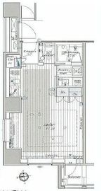 アクシア麻布 5階 間取り図