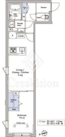 アトリオフラッツ中野 101 間取り図