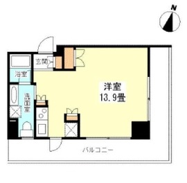 スタイリオ池尻大橋 601 間取り図