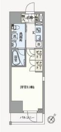 アジールコート汐浜キャナル 1013 間取り図