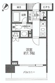 ファミールグラン銀座4丁目オーセンティア 13階 間取り図