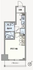 アジールコート汐浜キャナル 911 間取り図