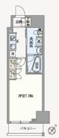 アジールコート汐浜キャナル 1010 間取り図